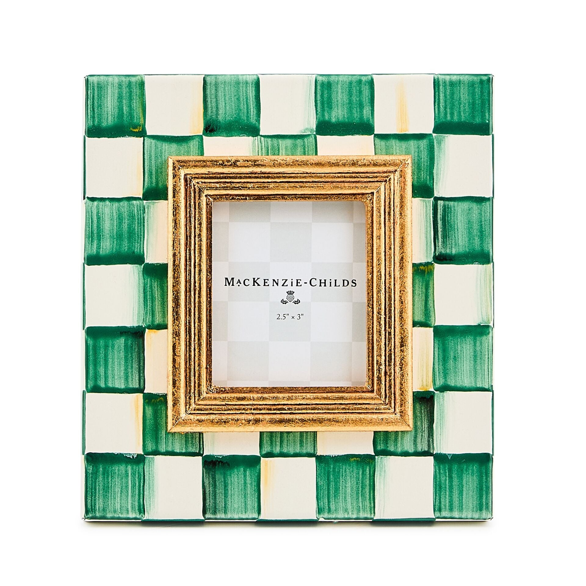 Emerald Check 6 cm x 8 cm Frame