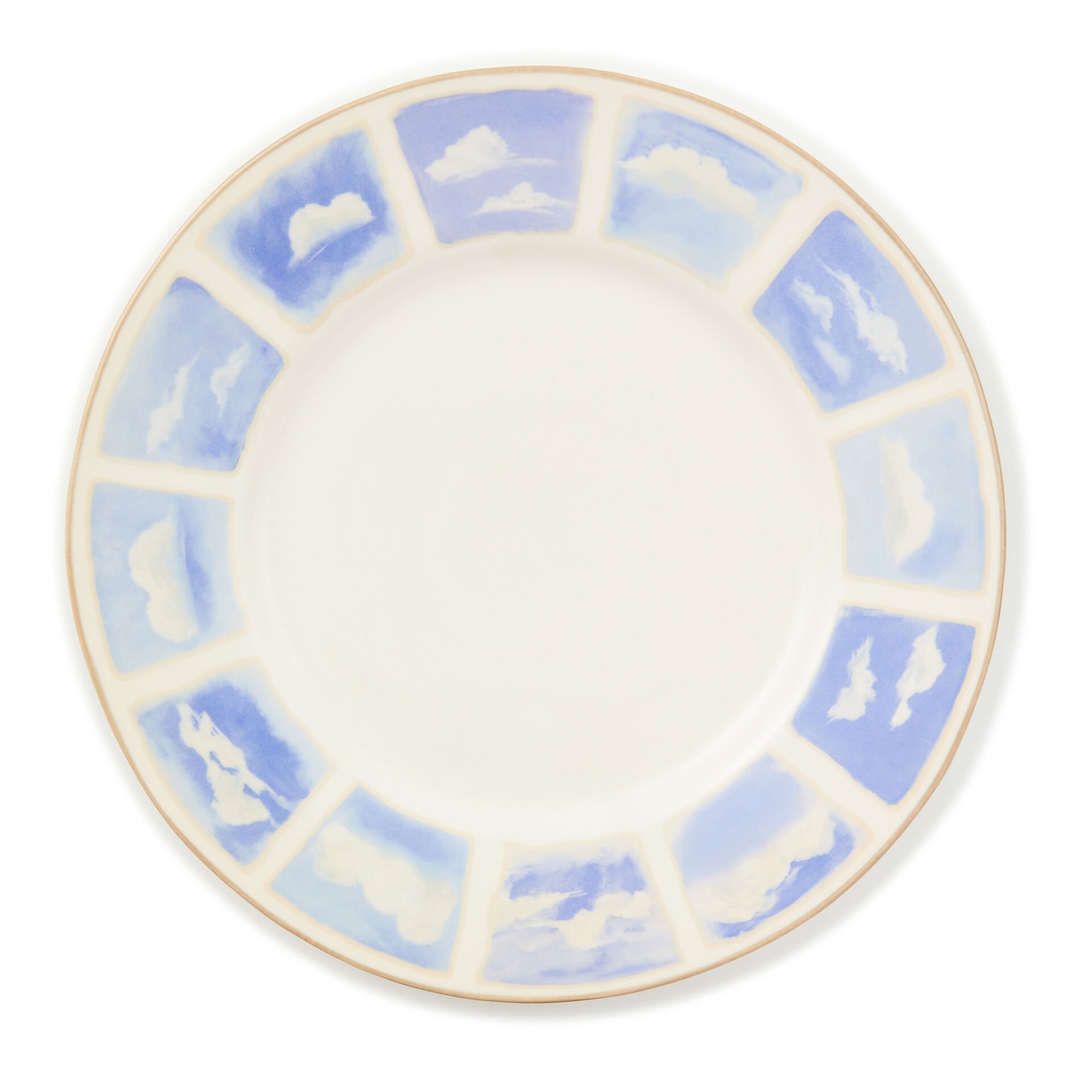Cloud Watching Dinner Plate