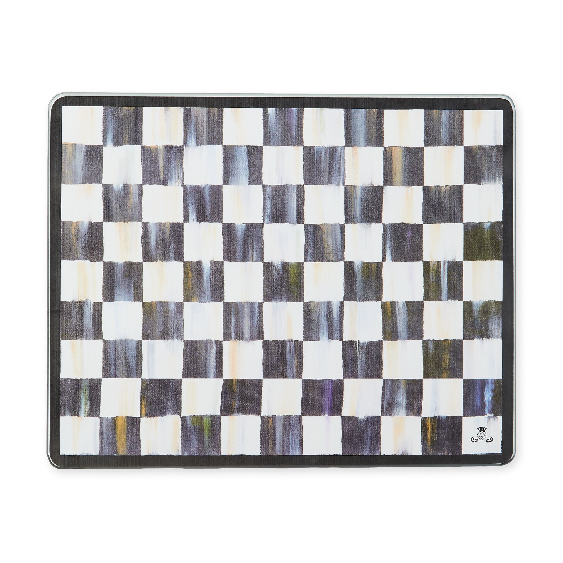 Courtly Check Glass Cutting Boards Set of 2
