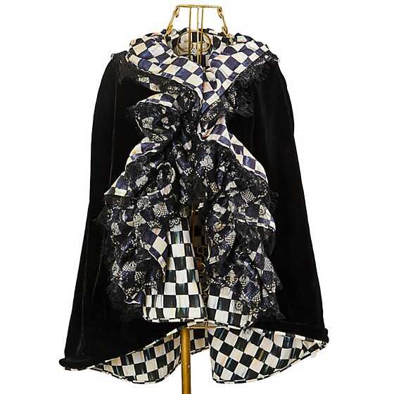 Haunted House Courtly Check Cape