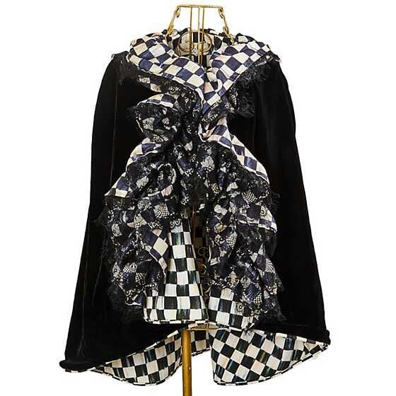 Haunted House Courtly Check Cape