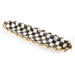 Courtly Check Ceramic Hors d'Oeuvre Tray