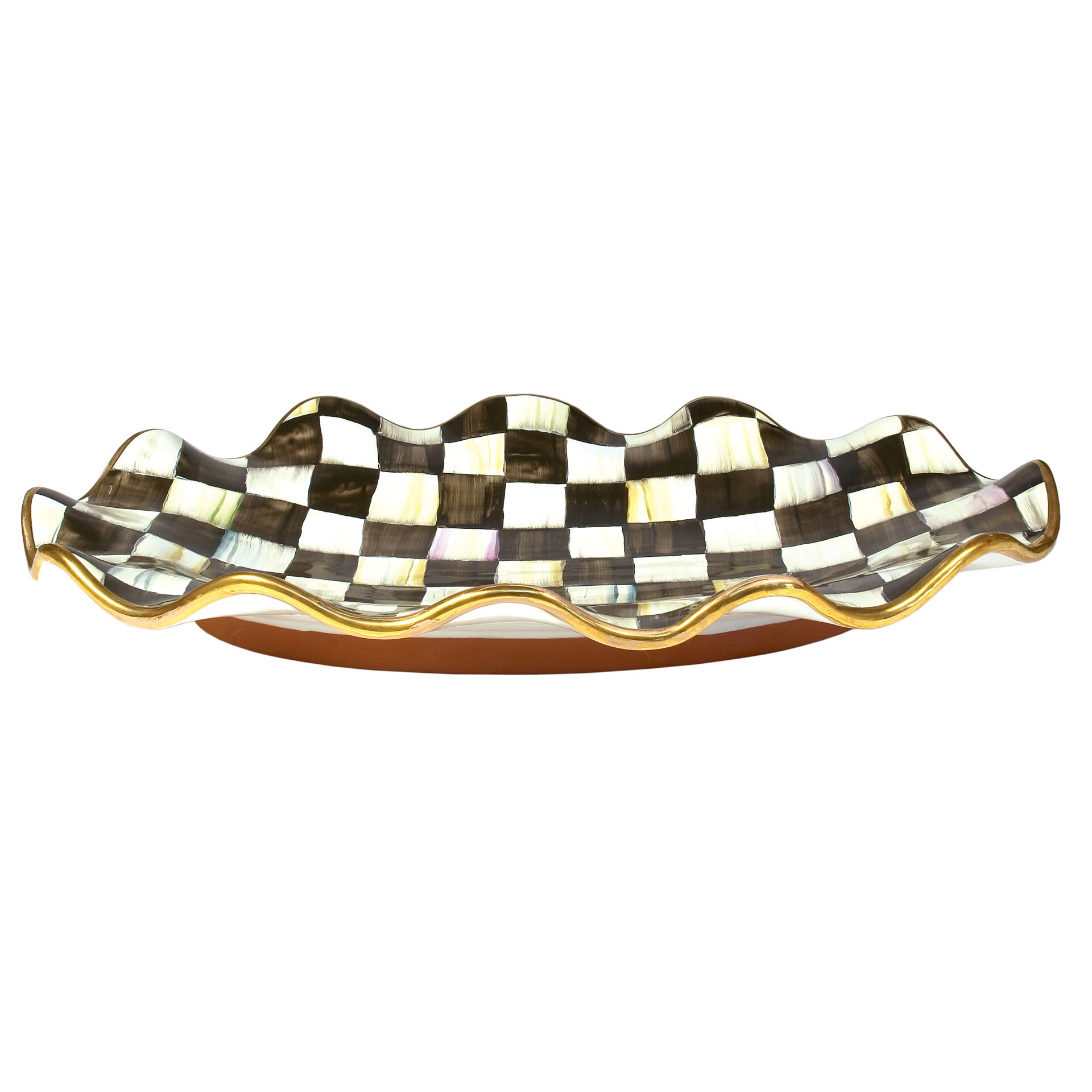 Courtly Check Ceramic Large Serving Platter