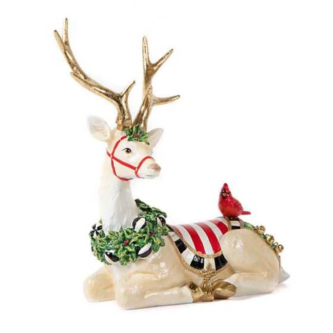 Jolly Deer - Sitting - White