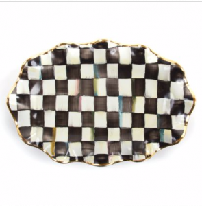 Courtly Check Serving Platter