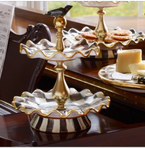 Courtly Check Two Tier Sweet Stand