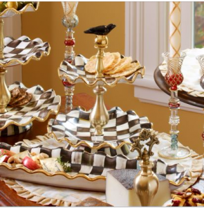 Courtly Check Two Tier Sweet Stand