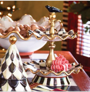 Courtly Check Two Tier Sweet Stand