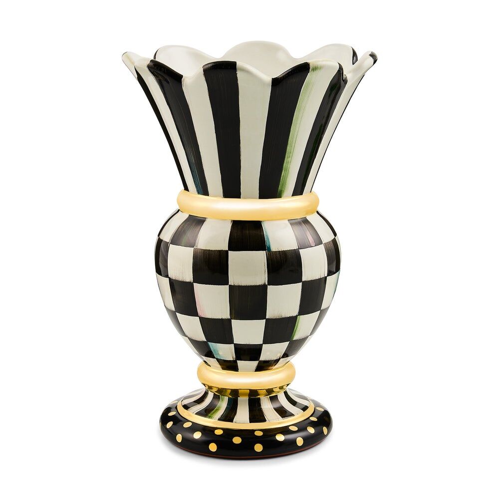Courtly Check Ceramic Great Vase