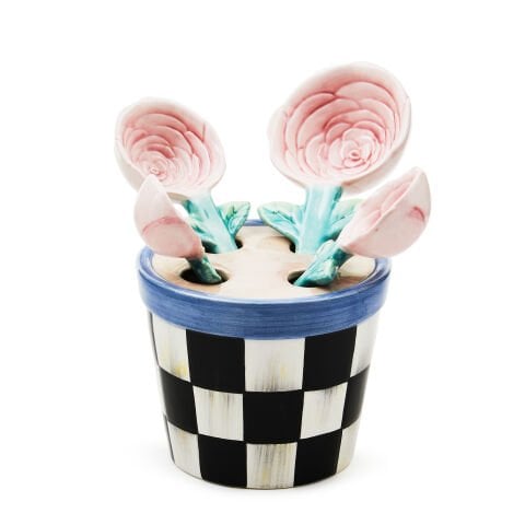 Rosy Meadow Potted Measuring Spoons