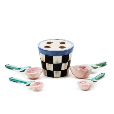Rosy Meadow Potted Measuring Spoons