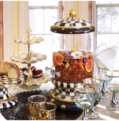 Courtly Check Ceramic Beverage Hostess