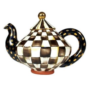 Courtly Check Teapot