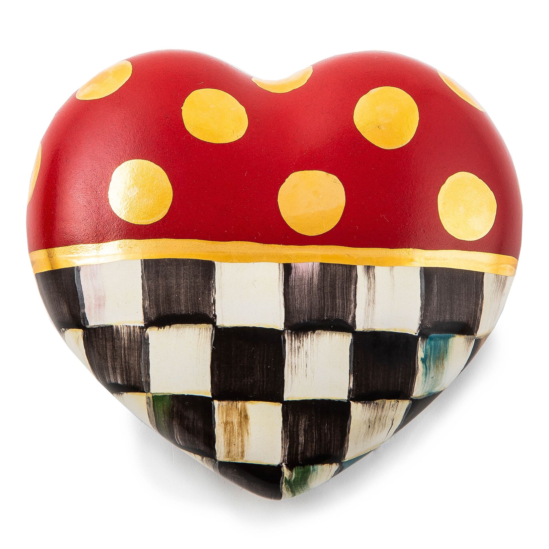 Dotty Heart Ceramic Decor
