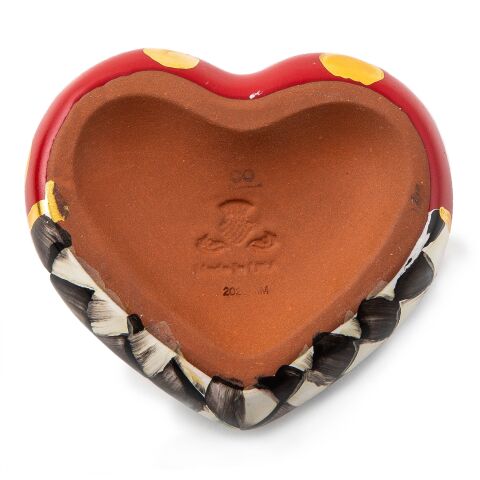 Dotty Heart Ceramic Decor