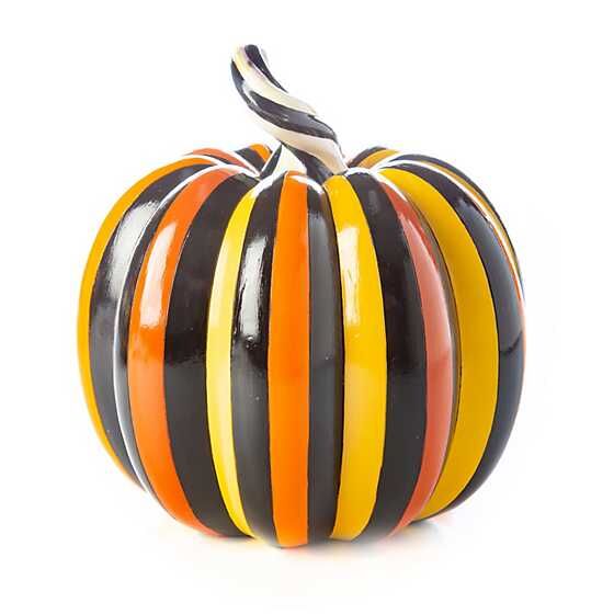 Autumn Pinstripe Pumpkin - Small