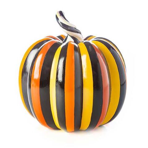 Autumn Pinstripe Pumpkin - Small