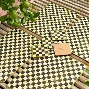Courtly Check Cork Back Placemats - Set of 4