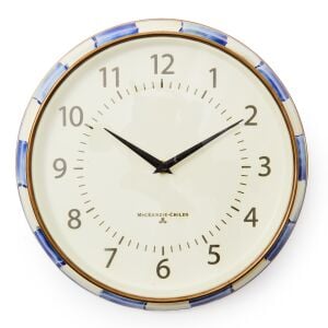 Royal Check School Wall Clock