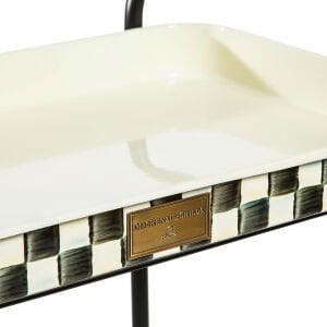 Courtly Check 2-Tier Kitchen Cart