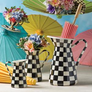 Courtly Check Enamel Practical Pitcher - Medium