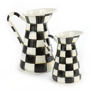 Courtly Check Enamel Practical Pitcher - Medium