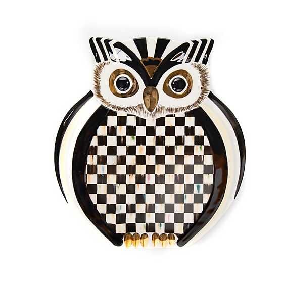Courtly Owl Platter