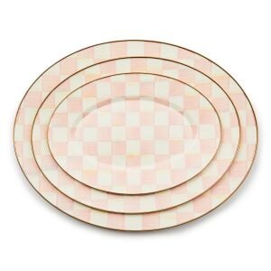 Rosy Check Small Oval Platter