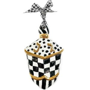 Hanging Dreidel - Black & White