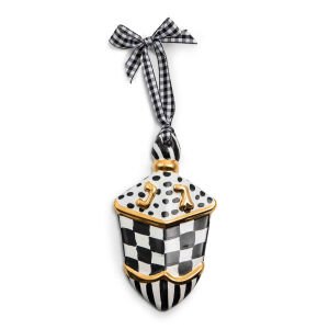 Hanging Dreidel - Black & White