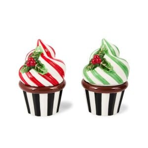 Check It Out Ceramic Cupcake Boxes, Set of 2