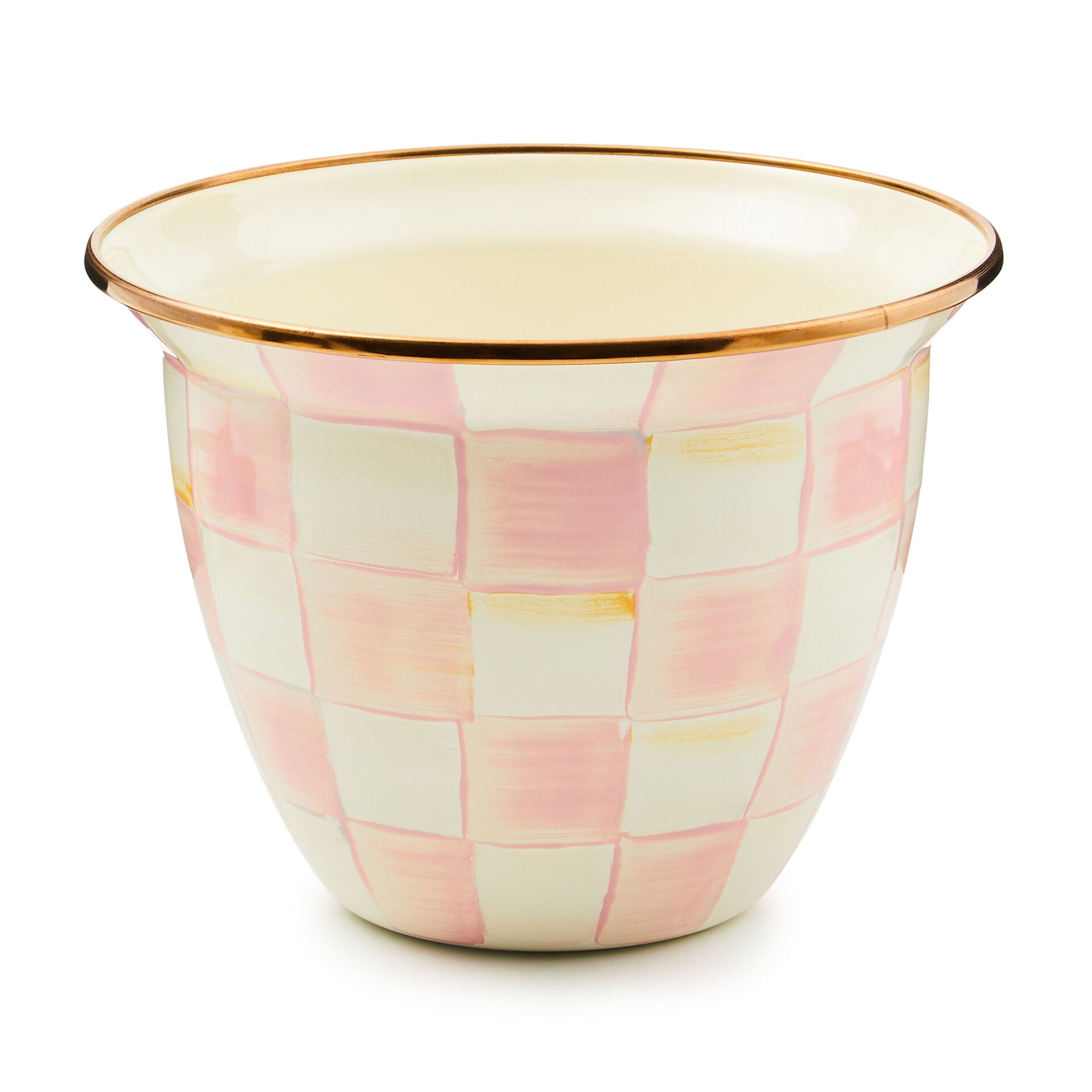 Rosy Check Large Flower Pot