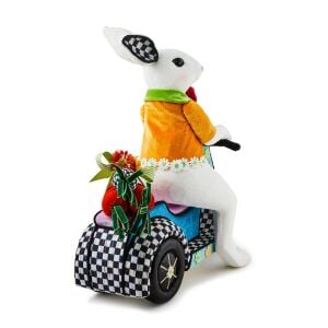 Calico Bunny on Vespa