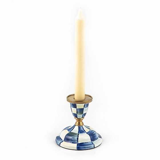 Royal Check Short Candlestick