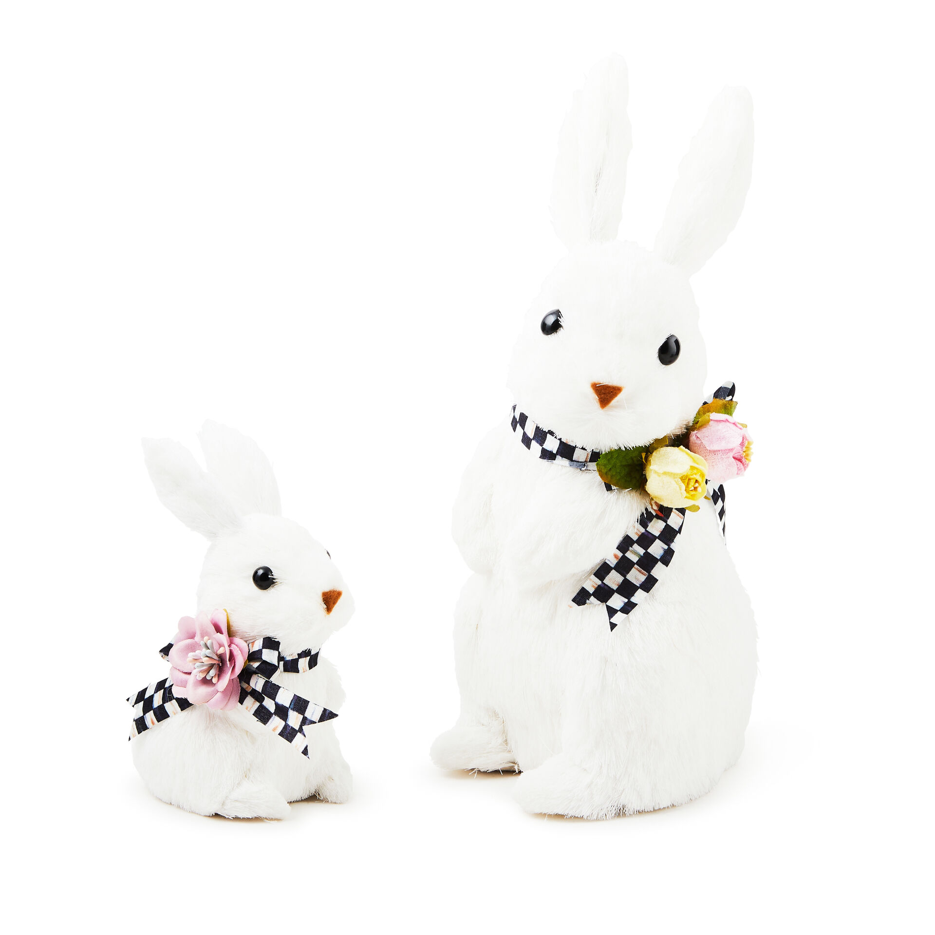 White Rabbit Bunnies Set of 2