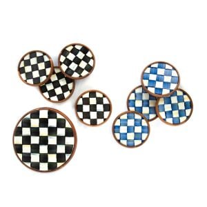 Courtly Check Enamel Trivet