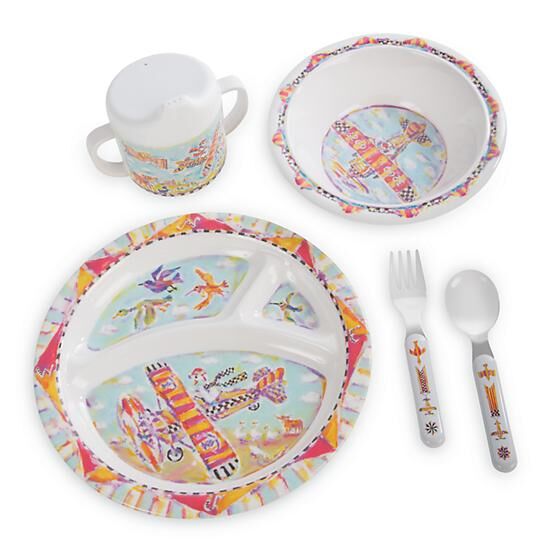 Toddler's Dinnerware Set - Take Flight