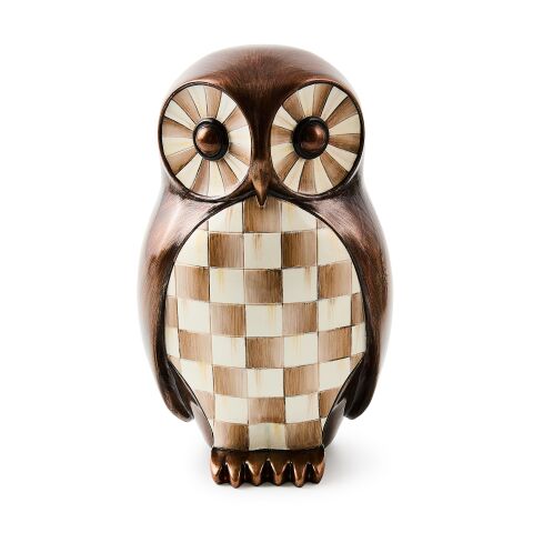 Mocha Check Owl