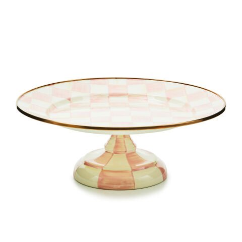 Rosy Check Small Pedestal Platter
