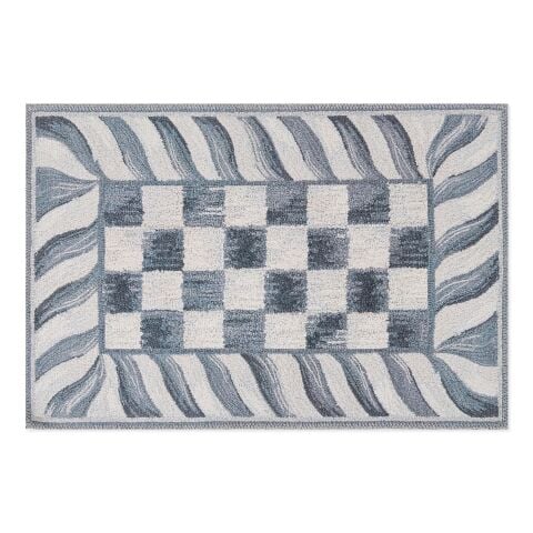 Sterling Check 2' x 3' Washable Rug