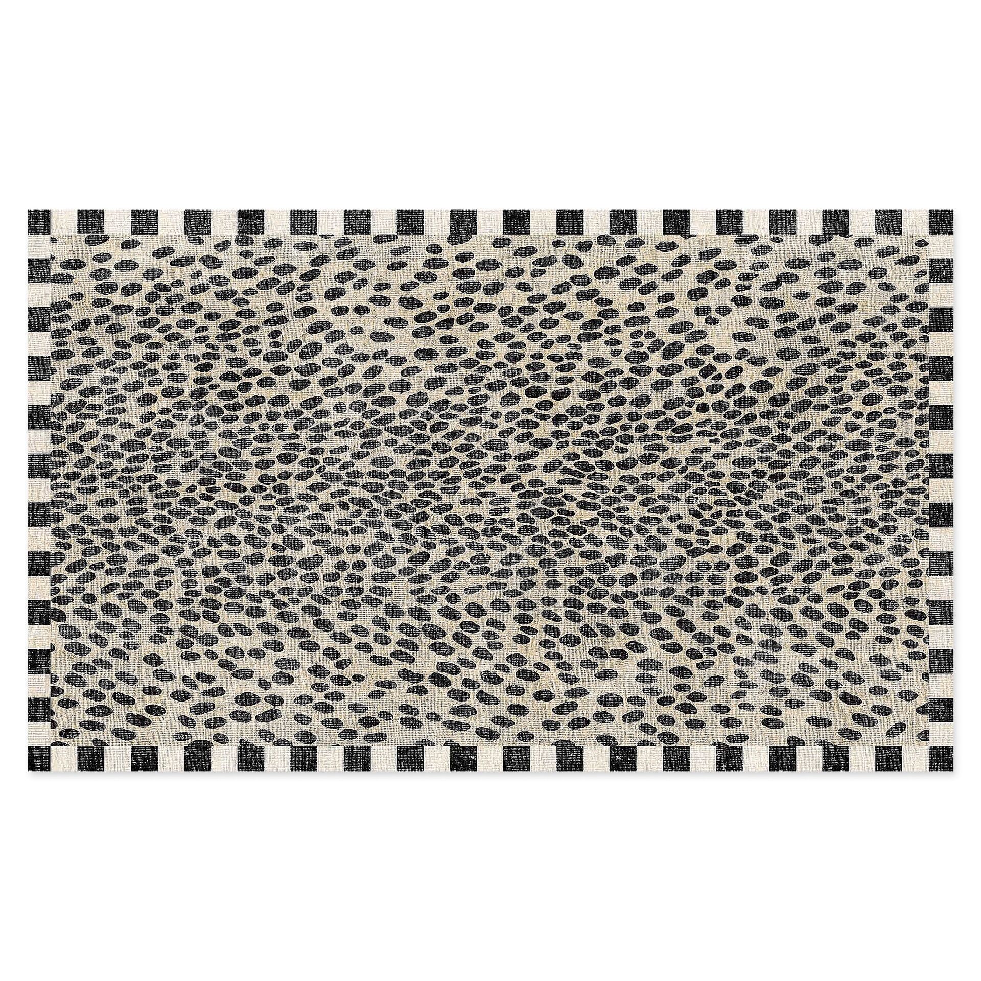 Snow Leopard 2' x 3' Washable Rug