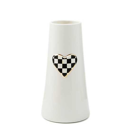 Courtly Check Tall Heart Vase