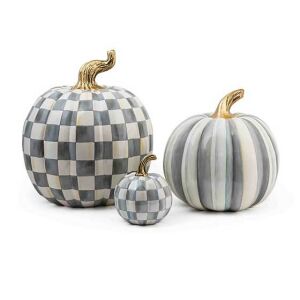 Sterling Check Pumpkin - Large