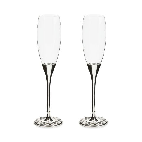 Celebrate Courtly Toasting Flutes, Set of 2