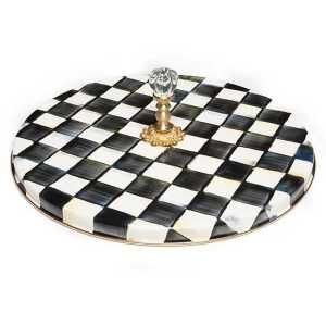Courtly Check Enamel Cheese Course
