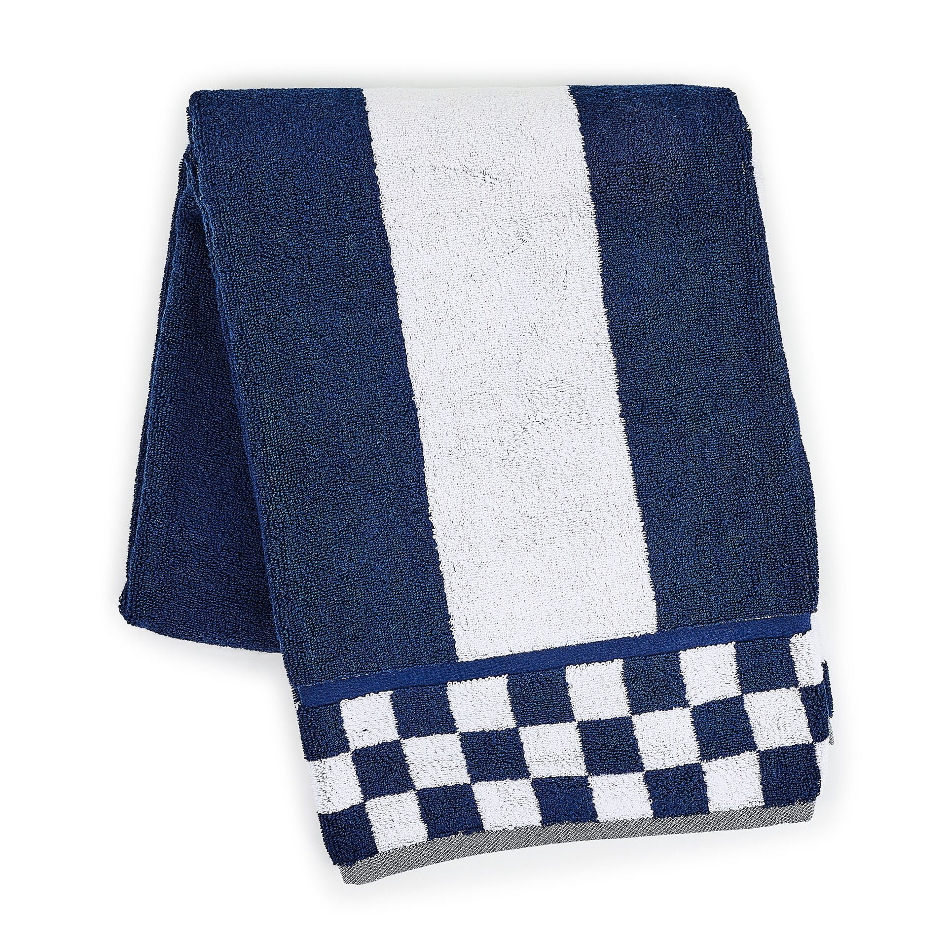 Indigo Stripe Bath Towel