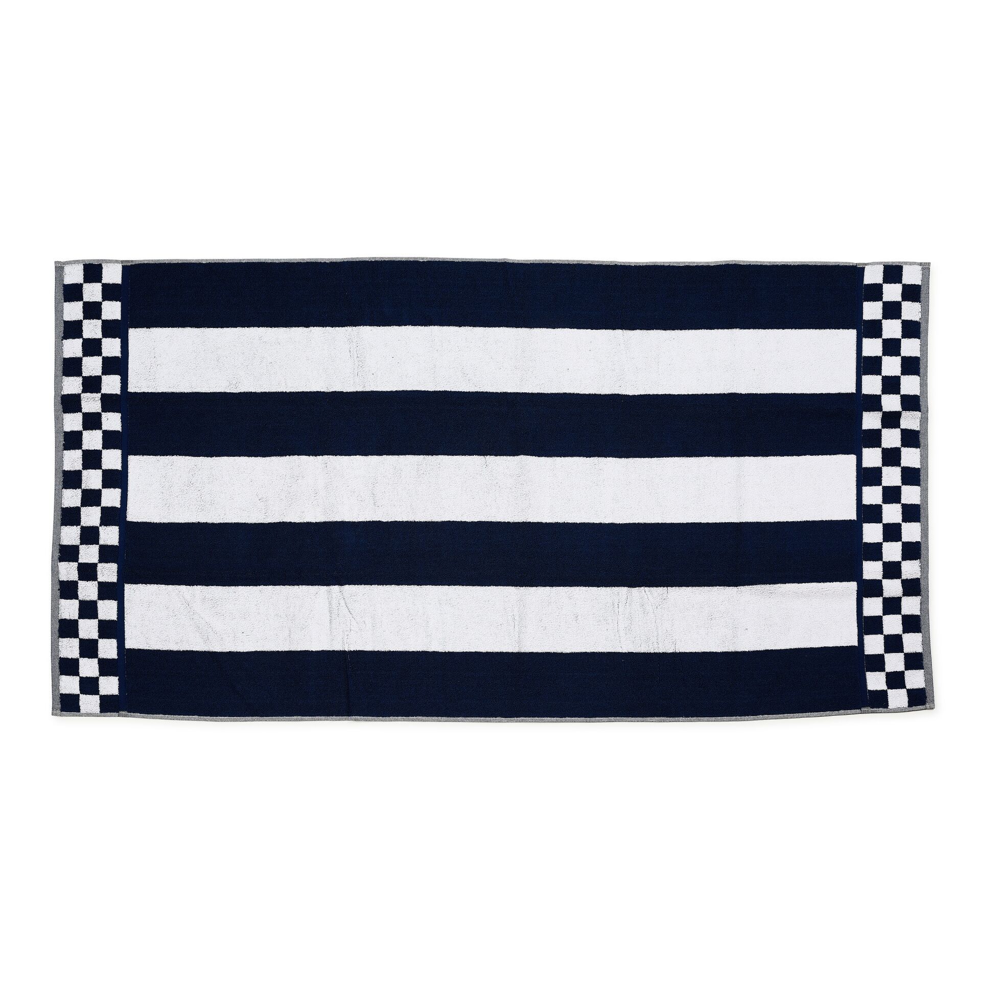 Indigo Stripe Bath Towel