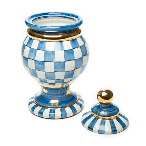 Royal Check Globe Canister