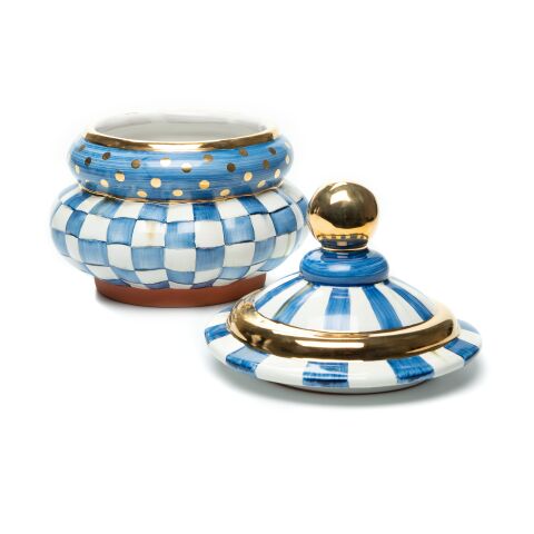 Royal Check Groovy Canister