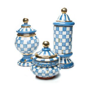 Royal Check Groovy Canister